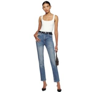 Reformation liza ultra high rise straight jeans US27